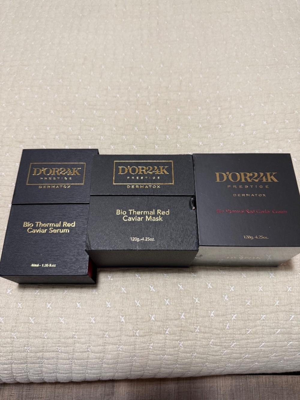 Brand new D’OR24K face care set.